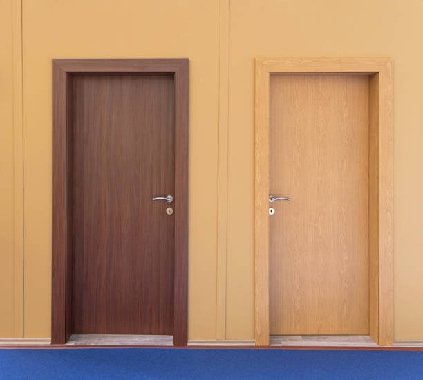 istock Brown Beige Doors 1411435225