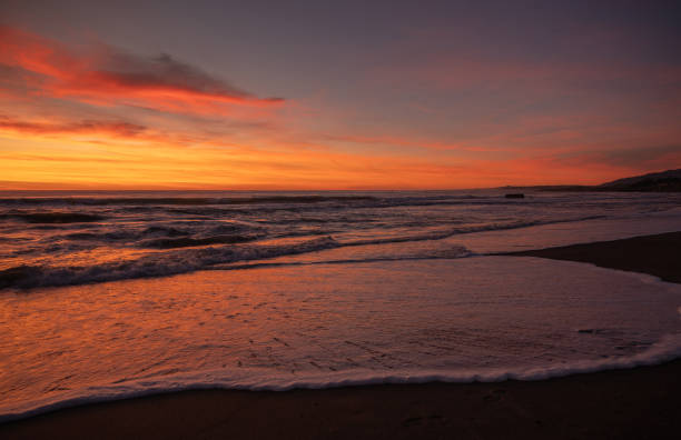 istock Scenic Cambria California Beach Sunset 1411440643