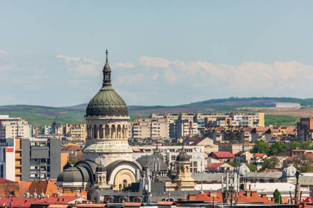 View of Saint Michael's Church in Cluj-Napoca, Romania