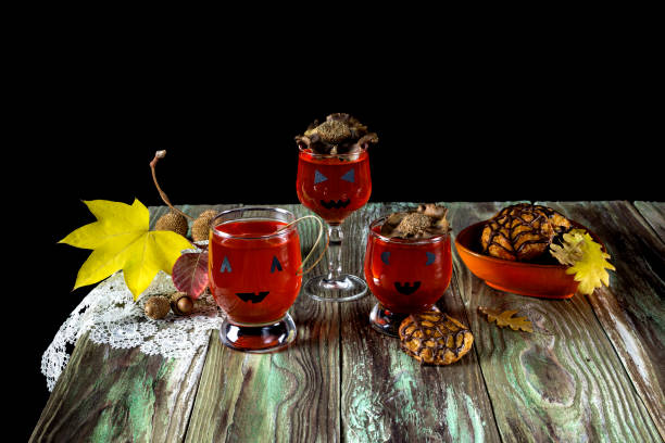 istock Decoration of a table for autumn holidays 1411444315