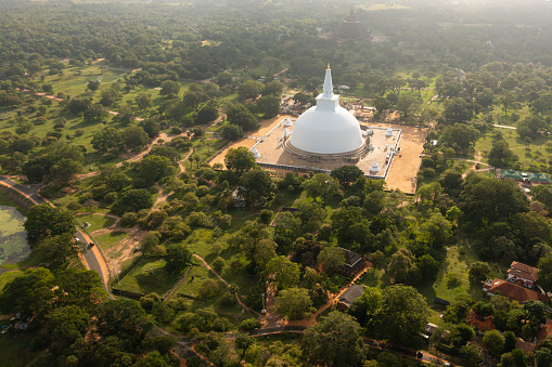 Ancient Buddhist temples and monasteries in Anuradhapura - Sri Lanka.