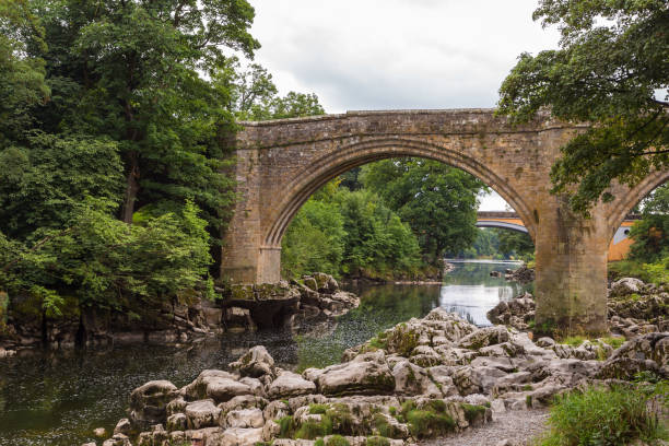 istock Devils Bridge over the River Lune in Kirkby Lonsdale, Cumbria, England, UK. 1411457300