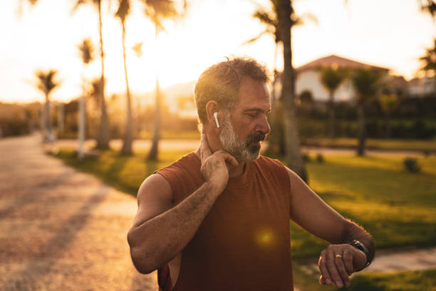 istock Senior man working out outdoor 1411457461