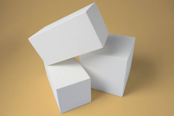 istock Blank White Geometric Shapes 1411462660