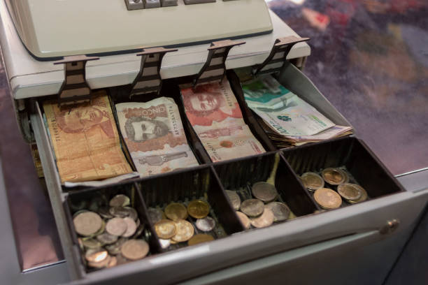 istock Colombian pesos in the foreground 1411465037