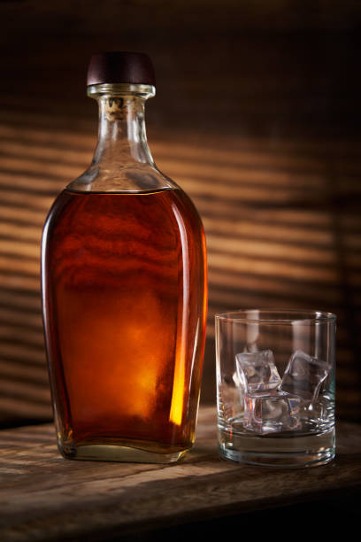istock Whisky bourbon and glass 1411465156