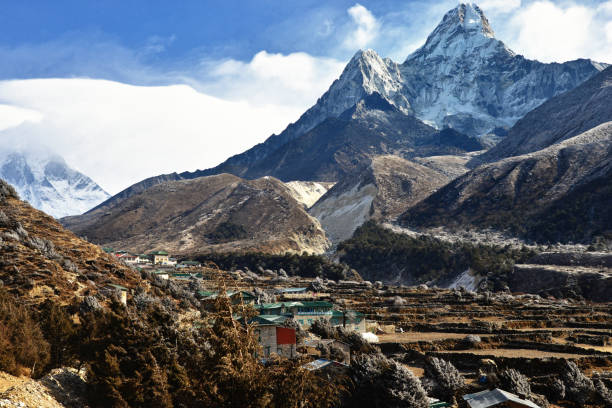 istock Mt. Ama Dablam and Sherpa Village 1411466394