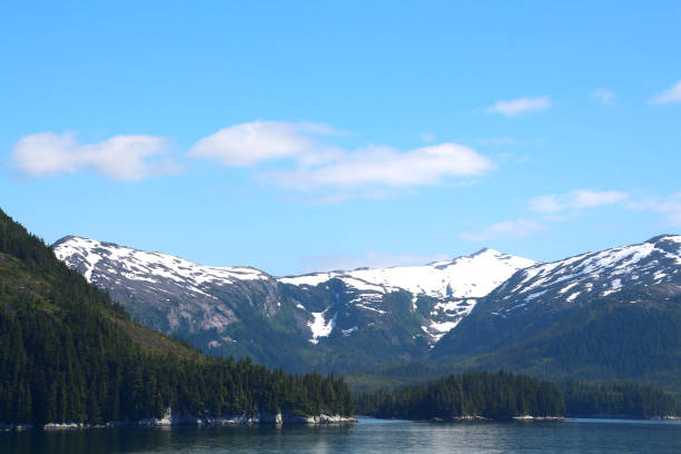istock Coastal mountain scenery in Prince William Sound, Alaska 1411470155