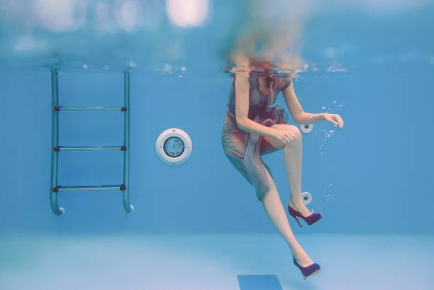 istock Underwater Fashion Portrait 1411482012