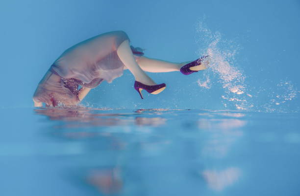 istock Underwater Fashion Portrait 1411482016