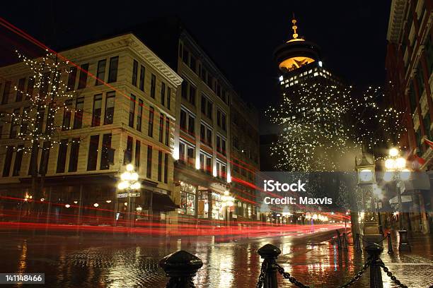 Gastown Vancouver W - zdjęcia stockowe i więcej obrazów Architektura - Architektura, Bez ludzi, Błyszczący