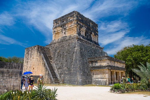 The Grand Ball Court, Gran Juego de Pelota of Chichen Itza archaeological site in Yucatan, Mexico.