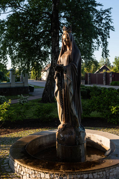 istock Statue of Mary, Ilukste, Latvia. 1411488643