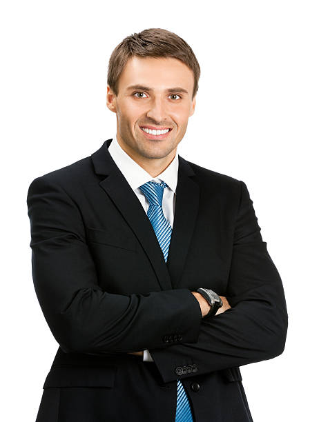 istock Businessman, isolated on white 141149439
