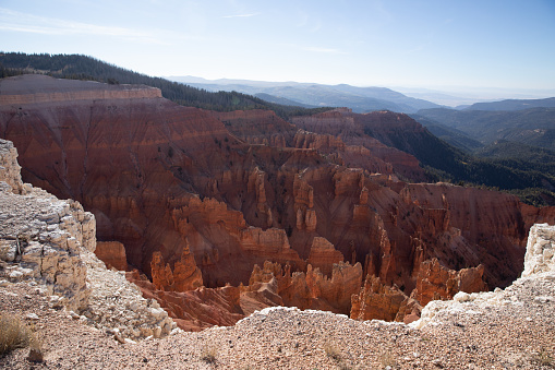 Wide View of Cedar Breaks National Monument in Utah in United States, Utah, Cedar City