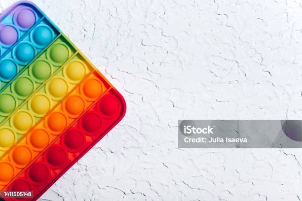 Antistress Toy On A Light Background The Fight Against Stress Stock Photo - Download Image Now