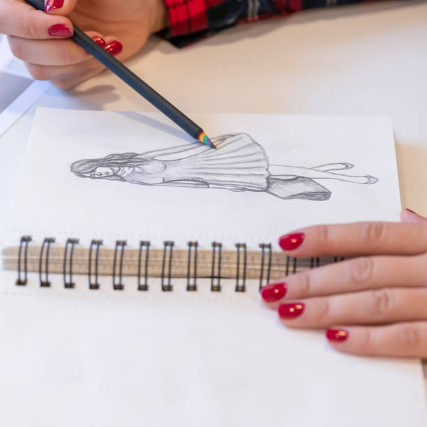 istock Designer's stylish sketch 1411517357