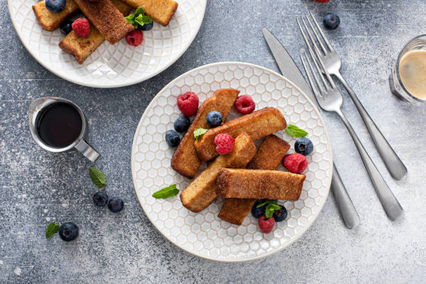 istock French toast sticks with maple syrup and berries 1411524418