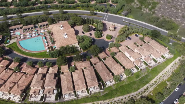 Aerial view of resort in Newport Beach, California