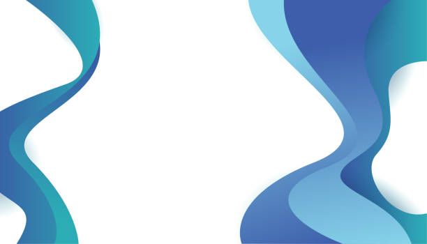 istock Modern colorful blue abstract background. Design for banner, poster, flyer, presentation background, business card, cover, and template. Vector illustration 1411542234