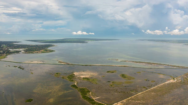 istock Seascape with tropical islands. Jaffna, Sri Lanka. 1411557664