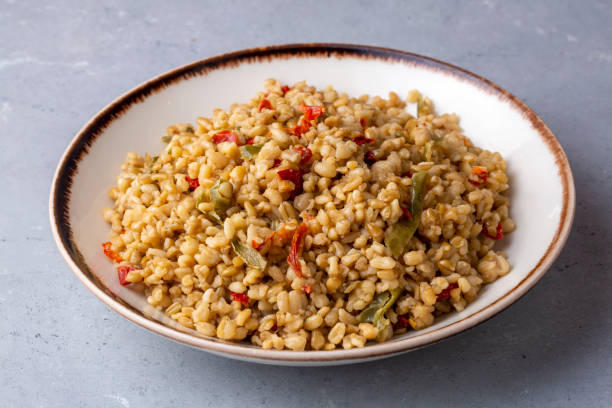 istock Bulgur pilaf with Firik (Turkish name; firikli bulgur pilavi) 1411561544