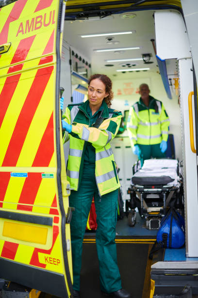 istock paramedics arriving at scene 1411564638