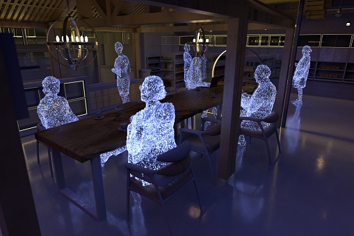 Digital human 3d rending idea
