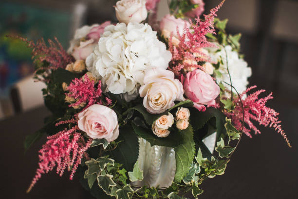 istock Beautiful and delicate flowers at the wedding ceremony 1411565678