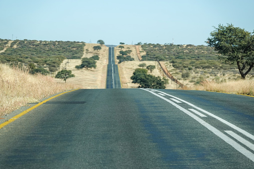 B6 National Road to Windhoek in Khomas Region, Namibia