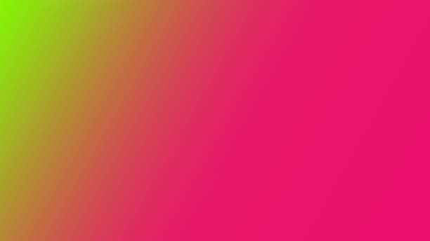 istock Neon Pink fade to Acid Lime color gradient background. Banner template. 1411576111