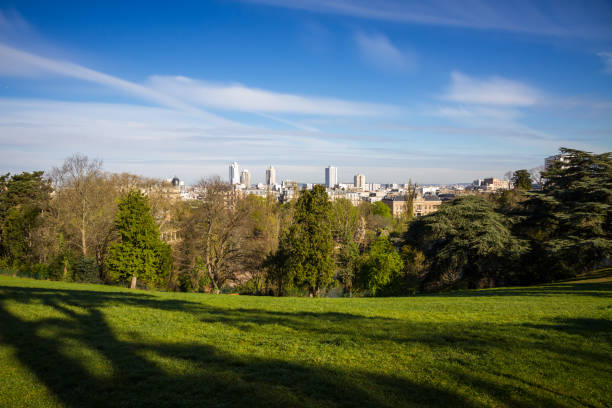 istock Buttes Chaumont park in Paris 1411581498