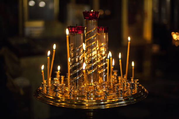 istock Holy candles in the Church 1411592952