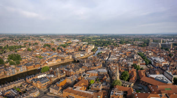 istock The drone panoramic view of York, England. 1411594139