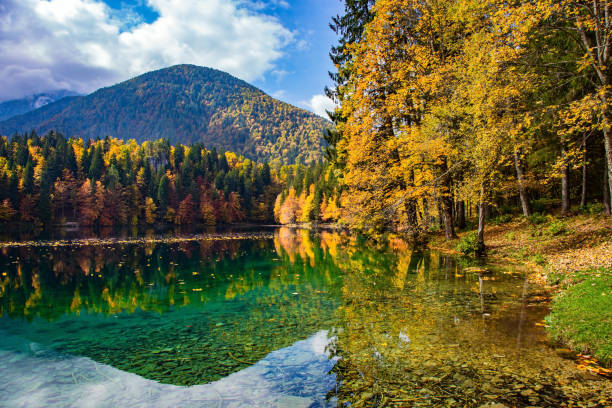 istock Picturesque Lago Fusine 1411594913