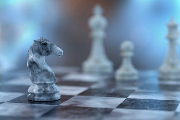 istock Game of chess knight 1411602442