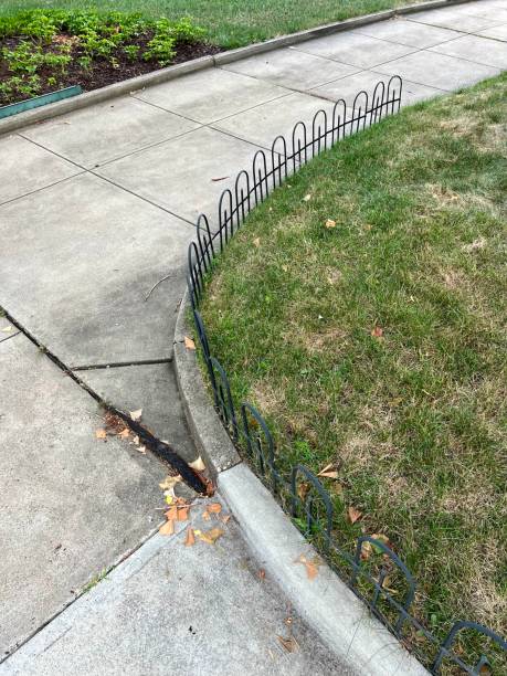istock DIY Fence around Lawn and Old Driveway 1411614158