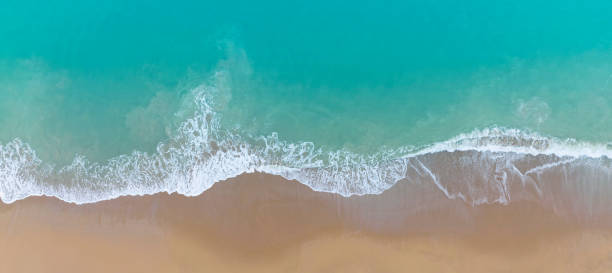 istock Top view a ecology system with a wave water energy with a summer tropical background 1411615020