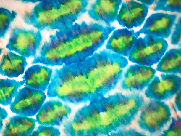istock Black Geometric Watercolour Tie Dye Background. Zebra Orange Lin 1411618515