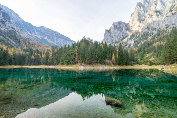 istock Green Lake during Autumn in Styria, Austria 1411619475