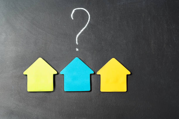 istock sticker house and question mark on chalkboard 1411619491