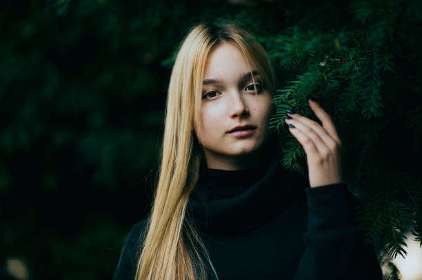 Girl autumn portrait