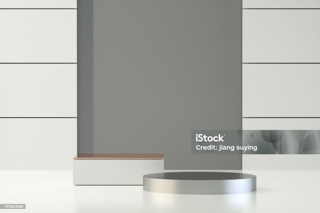 Product Display Rendering 3d Rendering Virtual Product Display Platform Stock Photo - Download ...