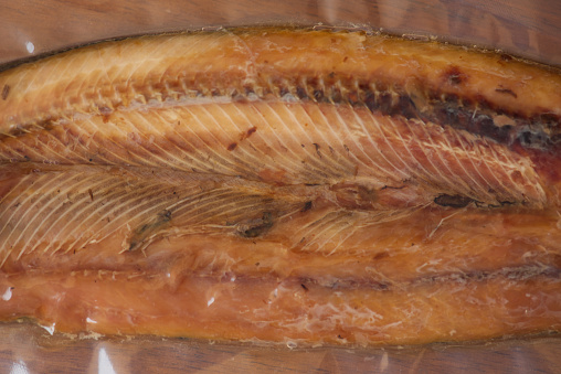 Ikan Asin Tipis or Dried Thin Salt Fish From Banjar, Kalimantan.