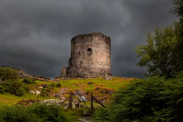 Photo of Stormy sky at Dolbadarn Castle