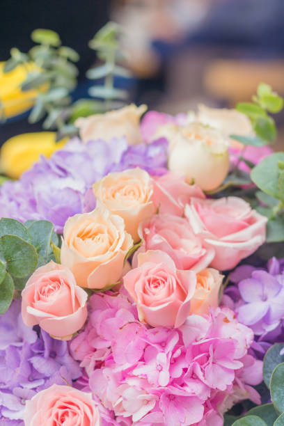 istock Bouquet of roses 1411653229