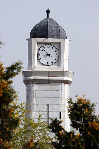Neighborhood Under Petrovaradin Clocktower In Novi Sad, Serbia
