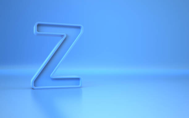 istock Letter Z Sitting on Blue Endless Background 1411656008