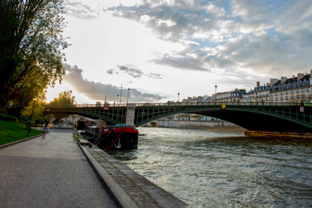 istock Bridge of Sully (Pont de Sully) in sunset time 1411658711