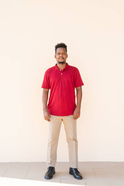 istock Portrait of handsome young black man 1411659678